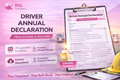 Driver Annual Declaration Procedure & Record (Editable Template)