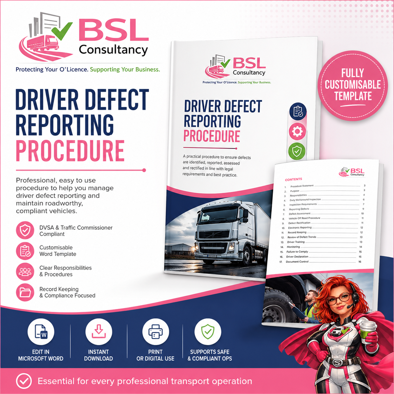 Driver Defect Reporting Procedure | DVSA Compliance Template