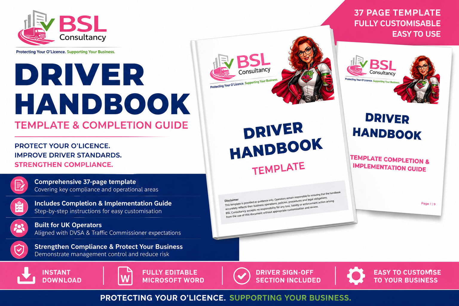 Driver Handbook Template & Completion Guide